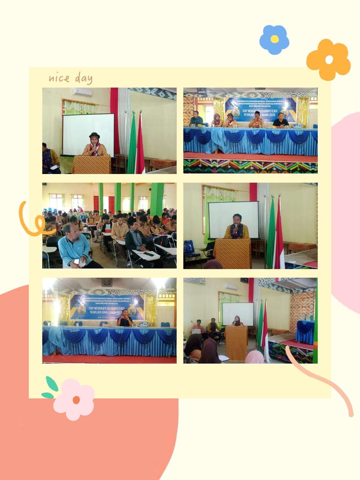 Latihan Dasar Kepemimpinan OSIS SMKN 1 Donggo